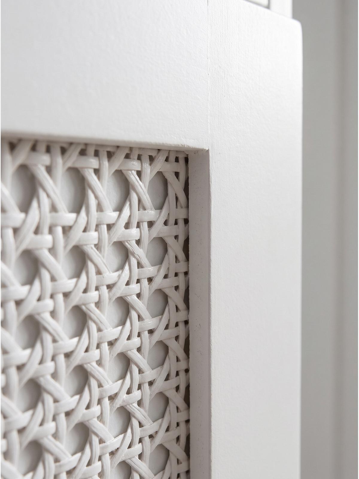 BADSCHRANK ADOUR, MDF, mit Stauraum, Weiß, 30 x 28 x 80 cm - Weiß, Holzwerkstoff/Metall (30/80/28cm) - KADIMA DESIGN