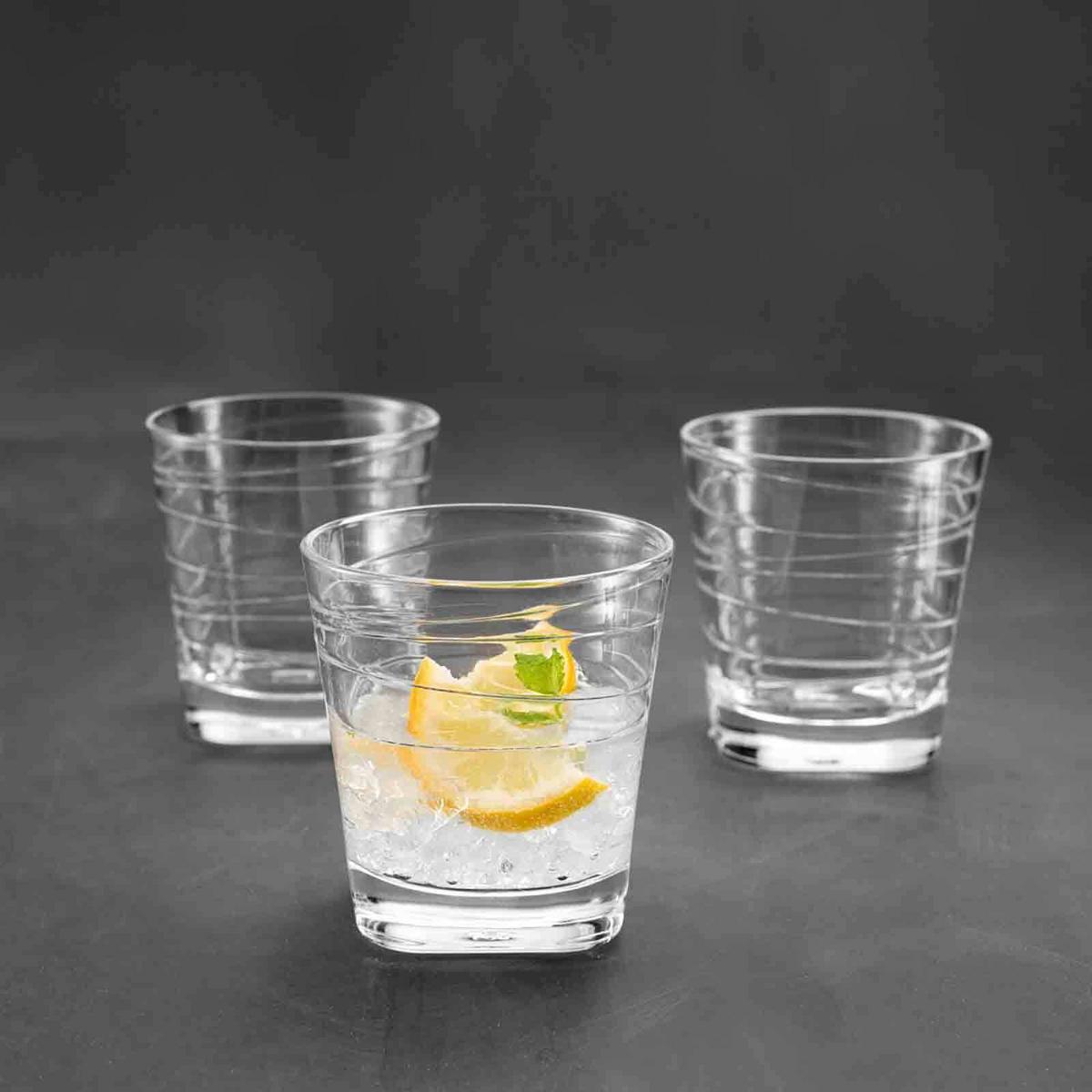 TRINKGLÄSER Vario Struttura transparent 250 ml 6er Set - Transparent, Glas (0.25L) - Leonardo Living