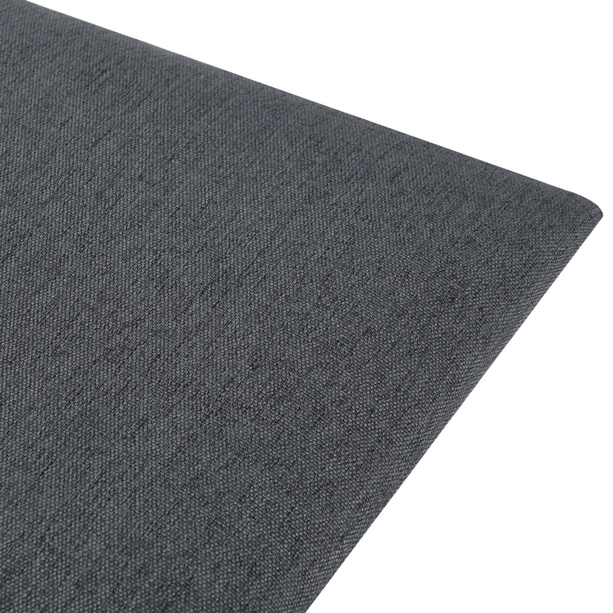 KOPFPOLSTER-SET 2 TLG. Carpino - Dunkelgrau, Textil (30/90/3cm) - [neu.haus]