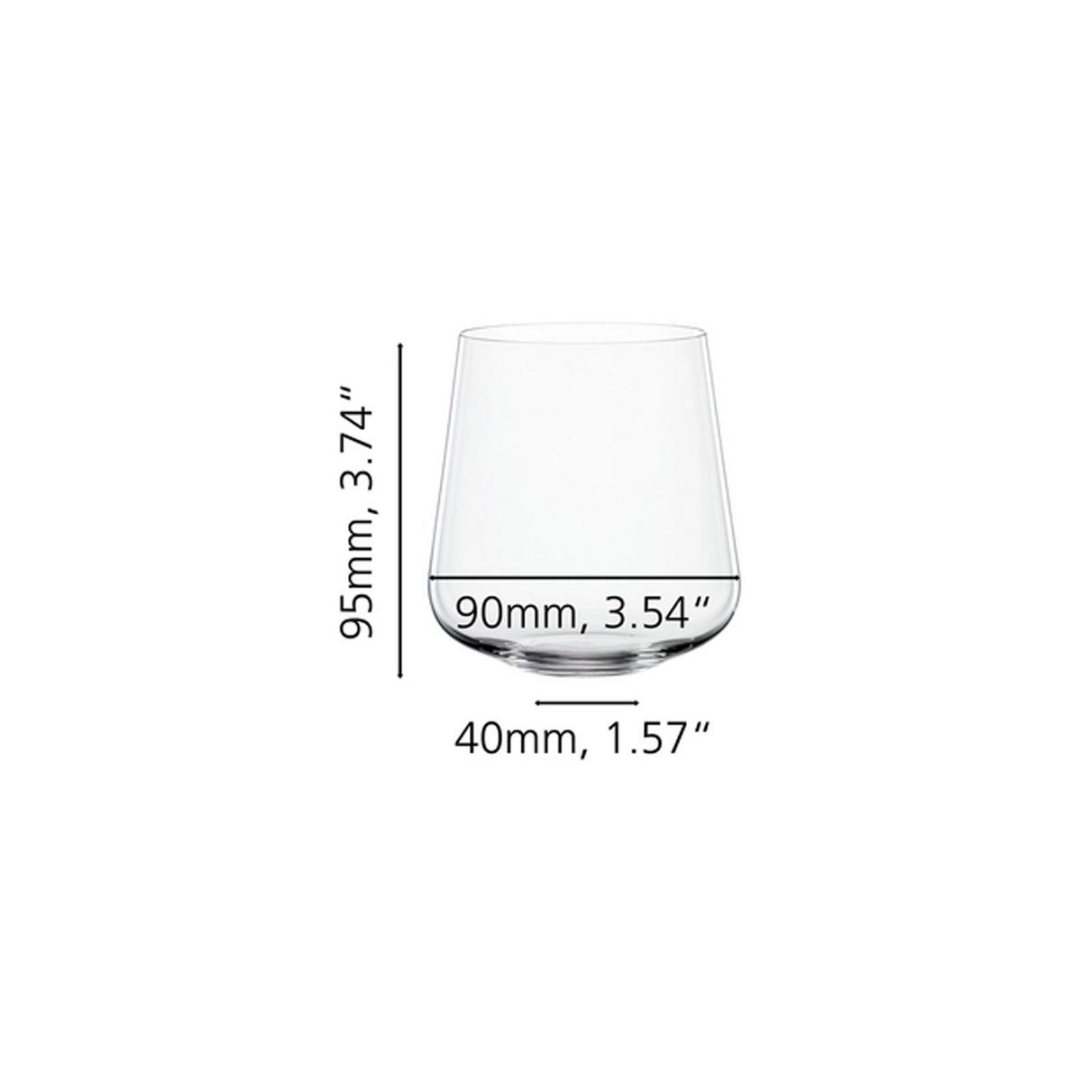 WASSERGLÄSER Definition transparent 425 ml 4er Set - Transparent, Glas (0.43L) - Spiegelau