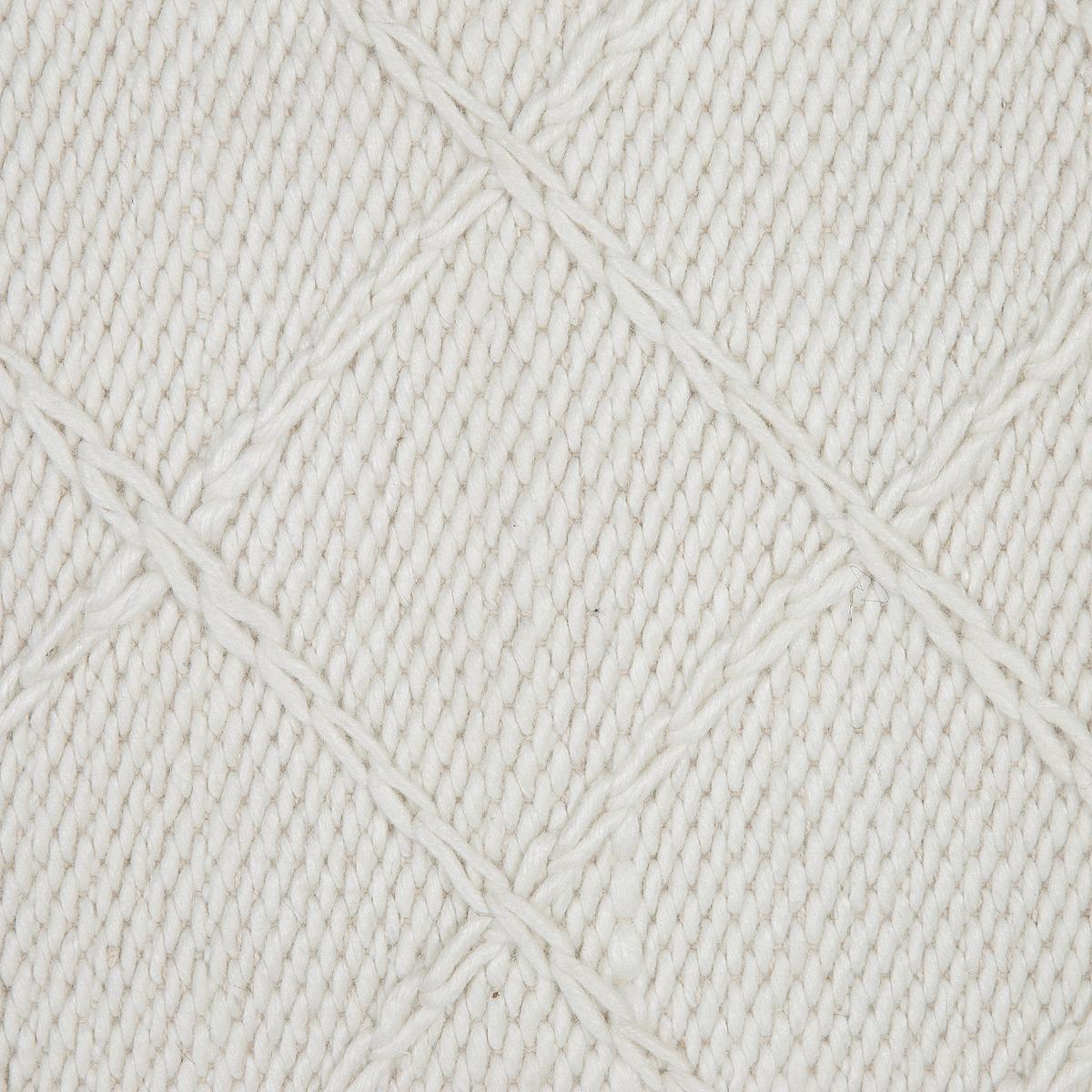 KURZFLOR-TEPPICH Ellek 200/140 cm - Weiß, Textil (140/200cm) - Beliani