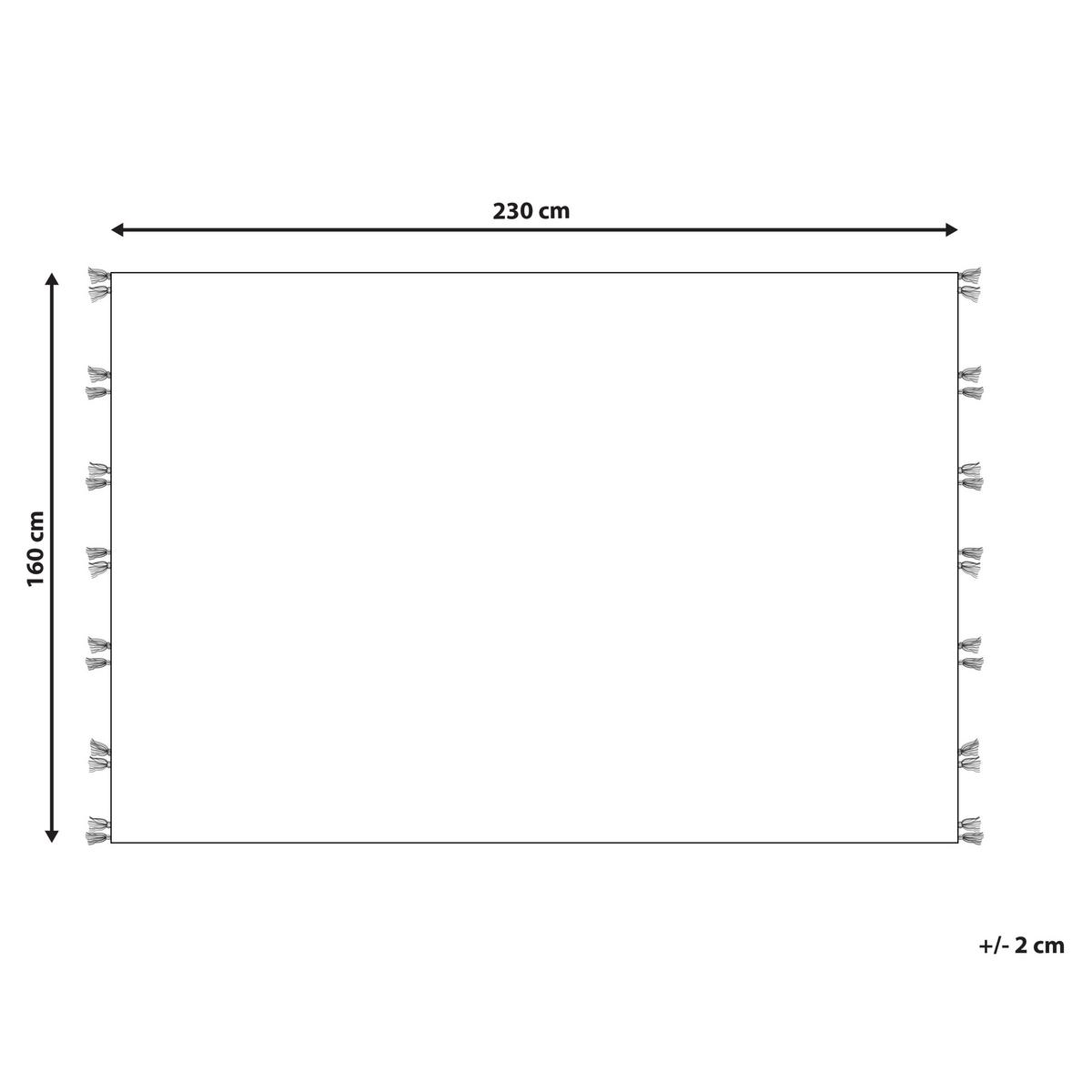 KELIM-TEPPICH Argavand 230/160 cm - Multicolor, Textil (160/230cm) - Beliani