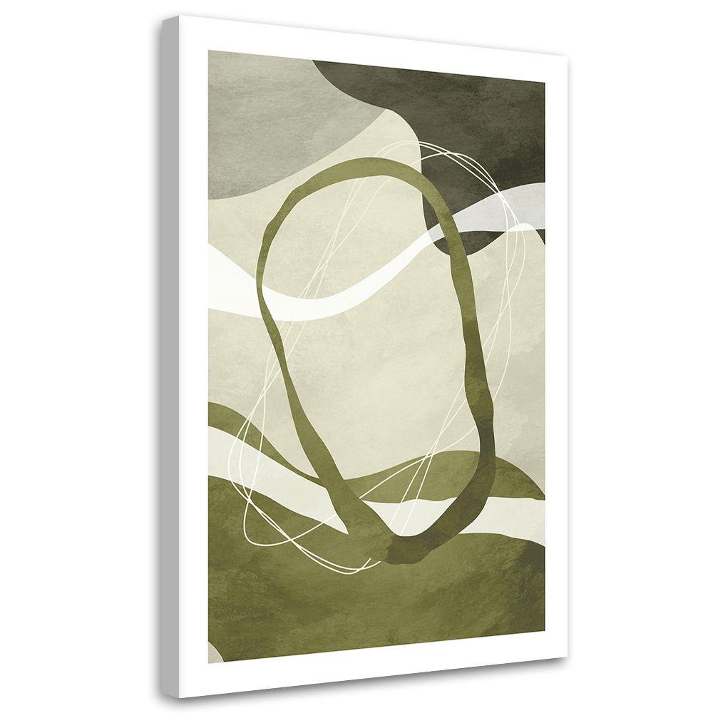 KUNSTDRUCK Grün 80/120 cm - Grün, Textil (80/120cm) - KUNSTLOFT