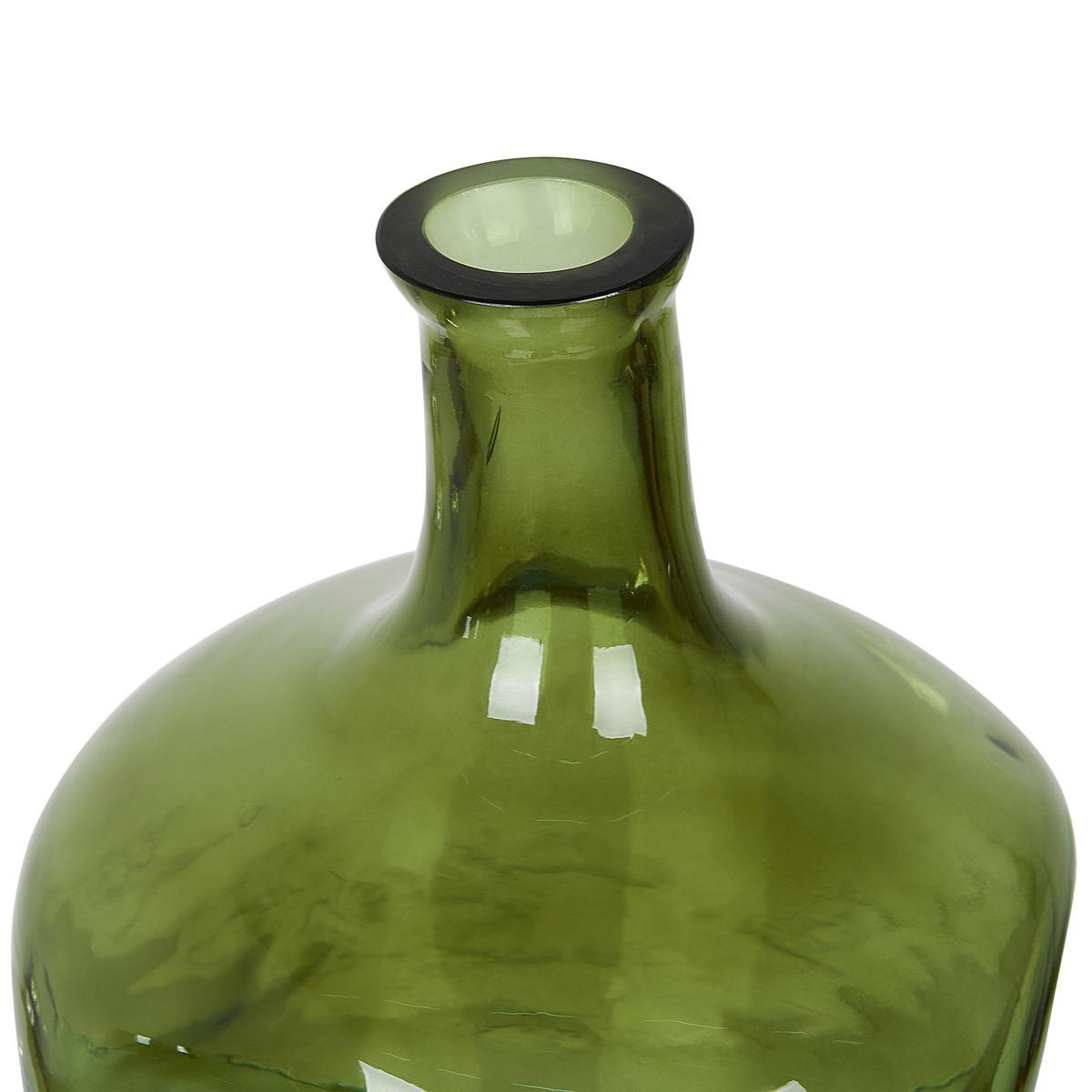 BLUMENVASE Glas grün Kerala - Grün, Glas (30cm) - Beliani
