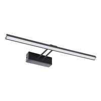 SPIEGELLEUCHTE LED Schwarz 6000K 40/10,5/4 cm - Schwarz, Kunststoff (4/40/10.5cm) - EMKE