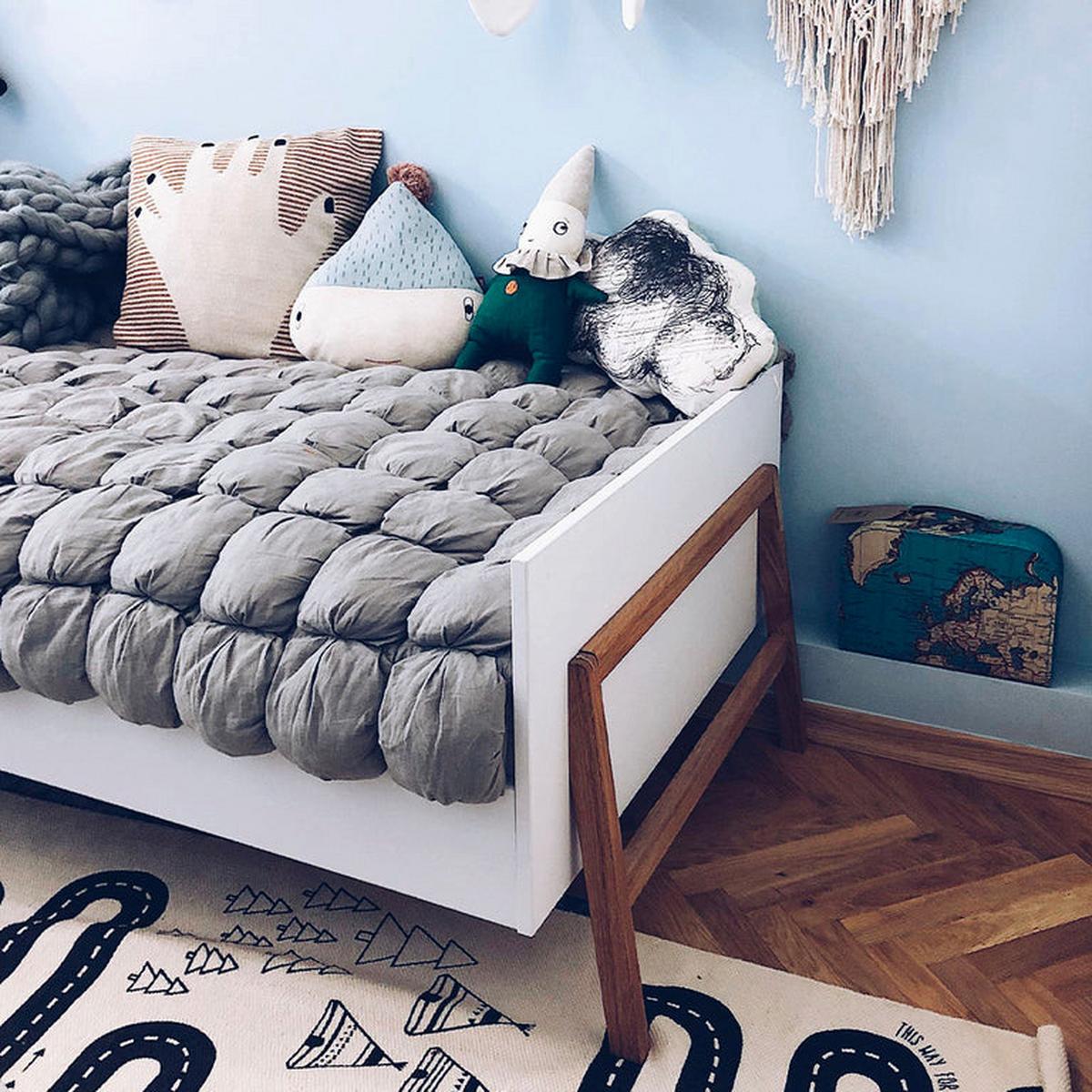BETT Weiß - Weiß, Holzwerkstoff - Petits-meubles