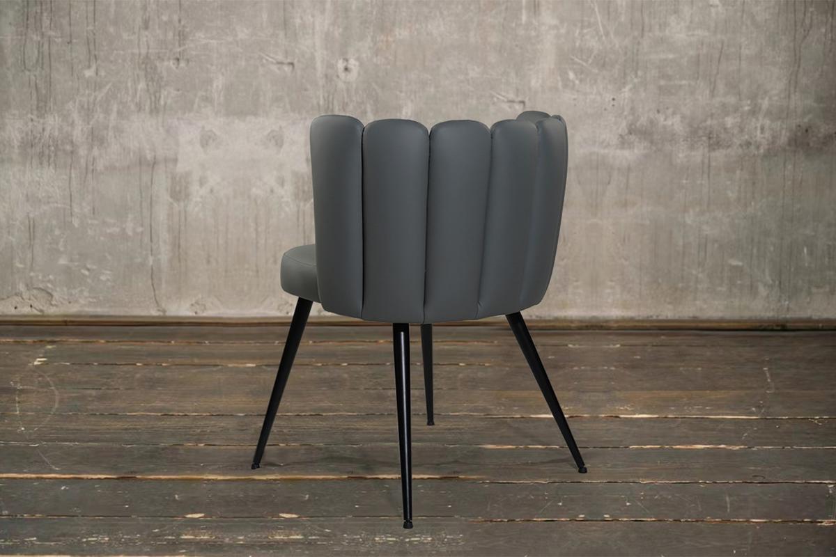 ESSZIMMERSTUHL JADA Grau Kunstleder (1er-Set) - Grau, Kunststoff/Textil (59/79/55cm) - KAWOLA