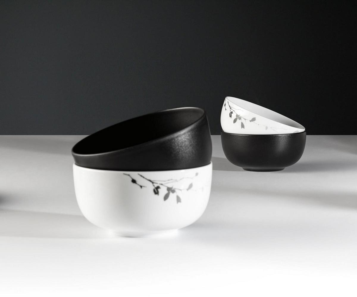 FOODBOWL Liberty Velvet Black schwarz ø 17,7 cm - Schwarz, Keramik (17.7cm) - Seltmann Weiden