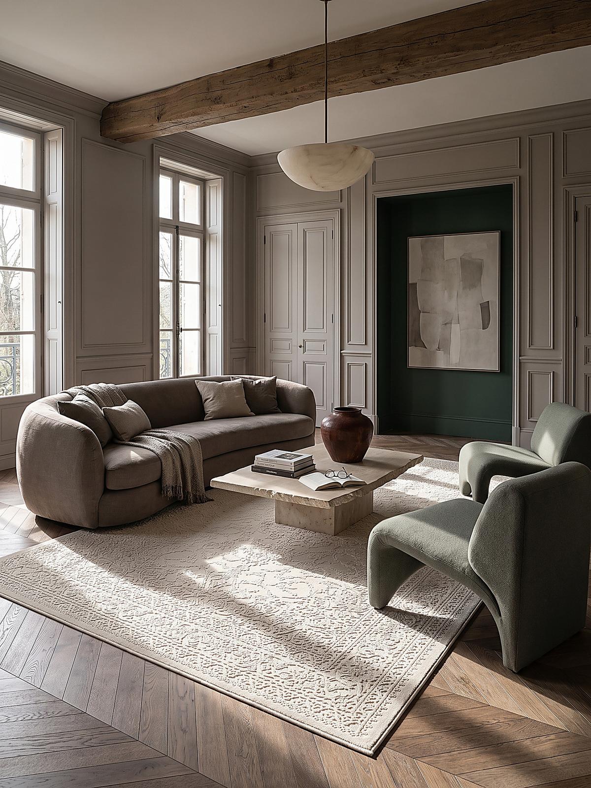 KURZFLORTEPPICH Uni KASOS Polyester Creme 200 x 290 cm - Beige, Textil (200/290cm) - KADIMA DESIGN