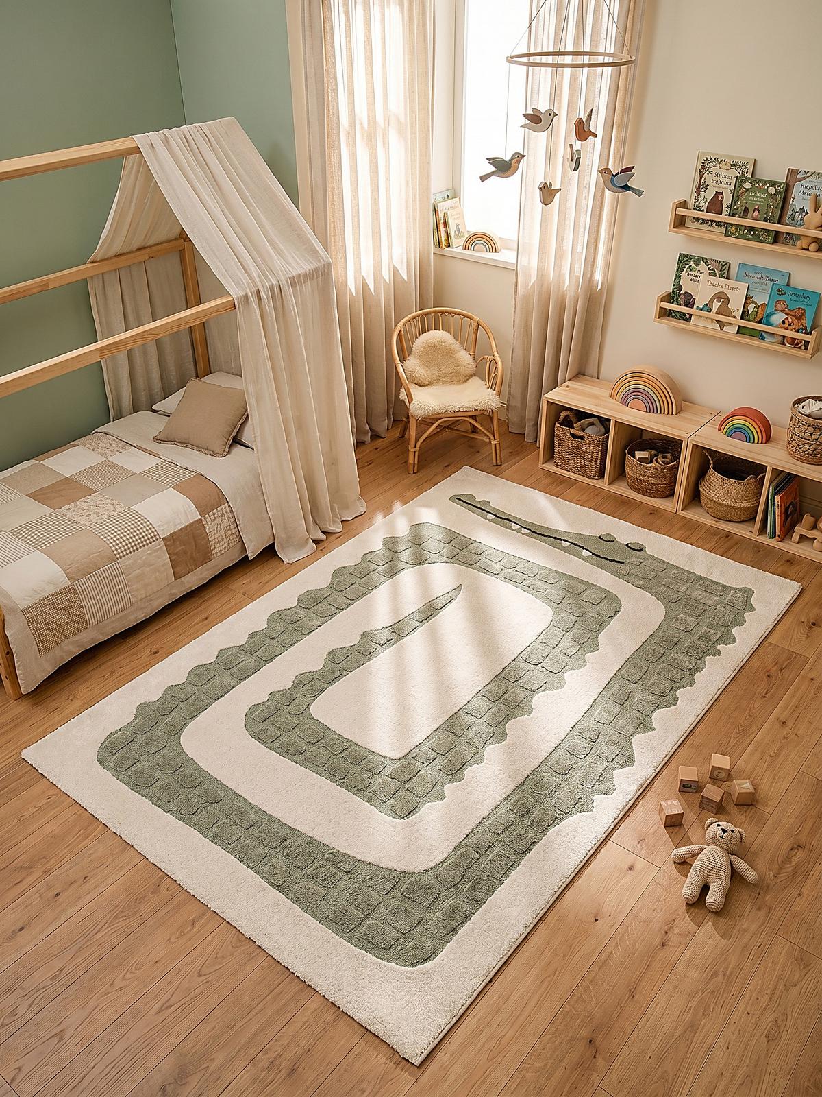 KINDERTEPPICH Kurzflor VELT Polypropylen Creme 140 x 200 cm - Beige, Textil (140/200cm) - KADIMA DESIGN