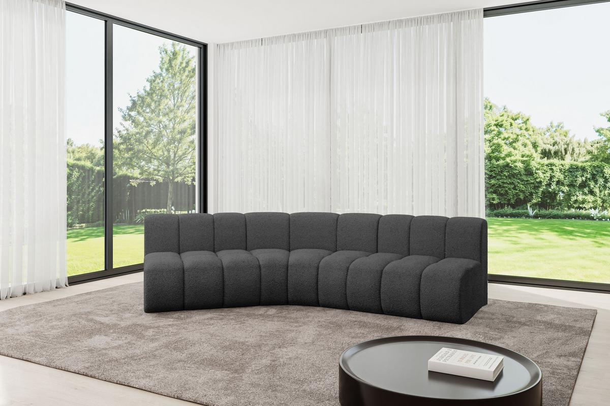 ECKSOFA modulares Sofa Montra-L1 - 290x174x70 cm Grau - Grau, Holzwerkstoff/Textil (290/174cm) - ALTDECOR
