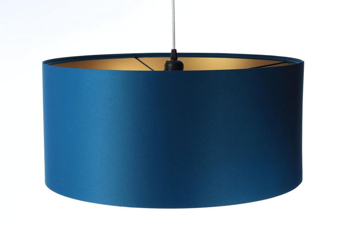 HÄNGELEUCHTE Gold 50/25 cm - Türkis/Goldfarben, Kunststoff (50/0.8/25cm) - ONZENO
