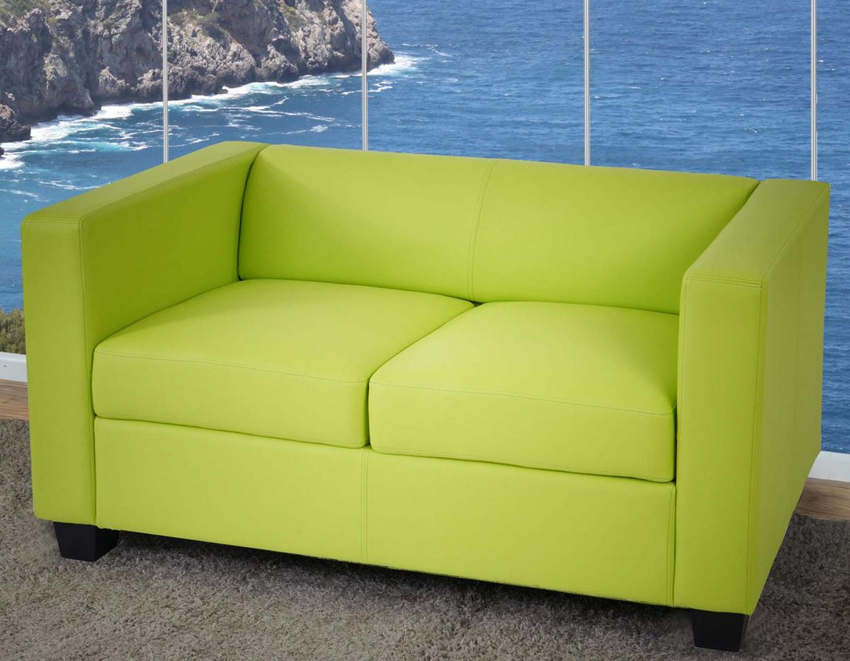 2-SITZER-SOFA Hellgrün - Hellgrün, Textil (137/70/75cm) - MCW