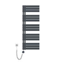 HEIZKÖRPER Elektrisch WLAN Thermostat Anthrazit 132/50 cm - Anthrazit, Metall (50/132/5.9cm) - EMKE