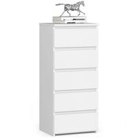 KOMMODE Weiß 92/40/35 - Weiß, Holzwerkstoff (40/92/35cm) - RAUMHIRSCH FURNITURE