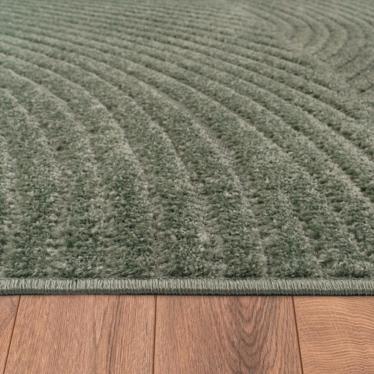 OUTDOORTEPPICH Boho Grün 160 x 160 cm - Grün, Kunststoff (160/160cm) - TT Home