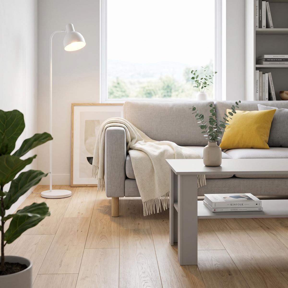 COUCHTISCH ALBANO 100 cm Kaschmir - Kaschmir, Holzwerkstoff (55/100/58cm) - MASSENO