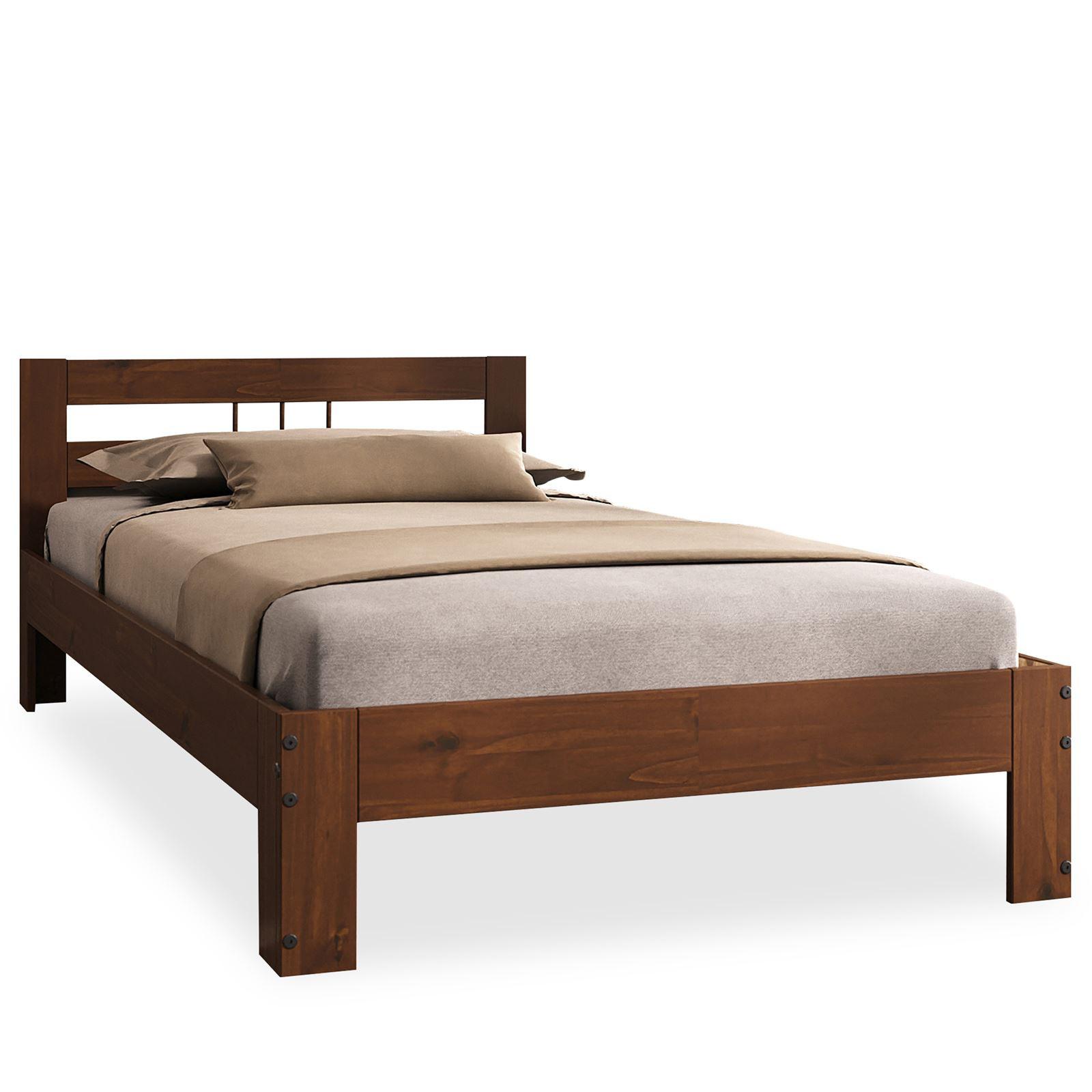 MASSIVHOLZBETT THEO 100x200 cm Kastanie - Kastanienfarben, Holz (100/200cm) - IDIMEX