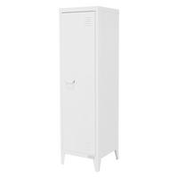 AKTENSCHRANK hoch 38x38x137,5 cm Weiß aus Stahl - Weiß, Metall (38/137.5/38cm) - ML-DESIGN