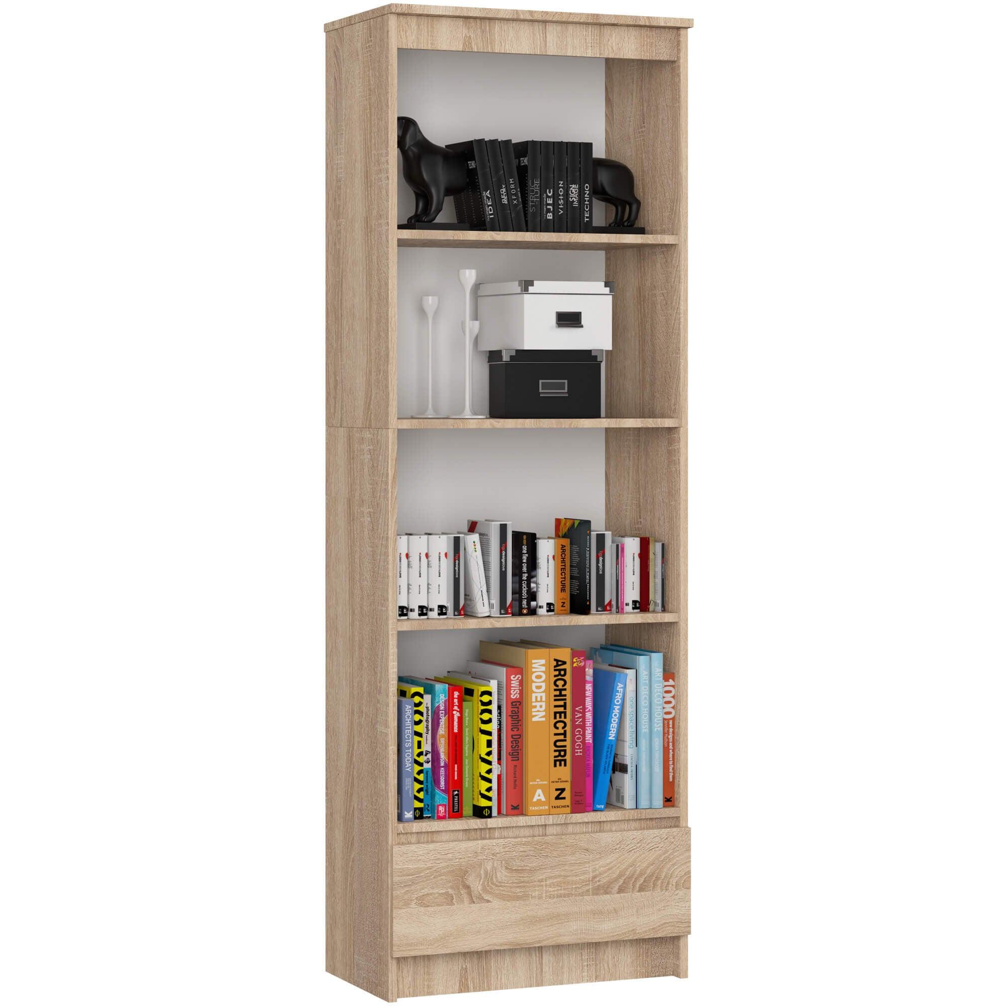 STANDREGAL Eiche Sonoma 180/60/35 - Sonoma Eiche, Holzwerkstoff (60/180/35cm) - RAUMHIRSCH FURNITURE