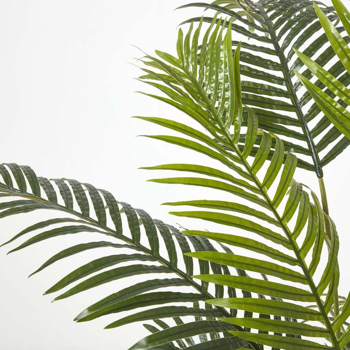 KUNSTPALME Areca, 160 cm - Grün, Kunststoff (160cm) - Homescapes
