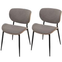 ESSZIMMERSTUHL Beige, Hellgrau - Beige/Hellgrau, Textil (51/80/55cm) - MCW