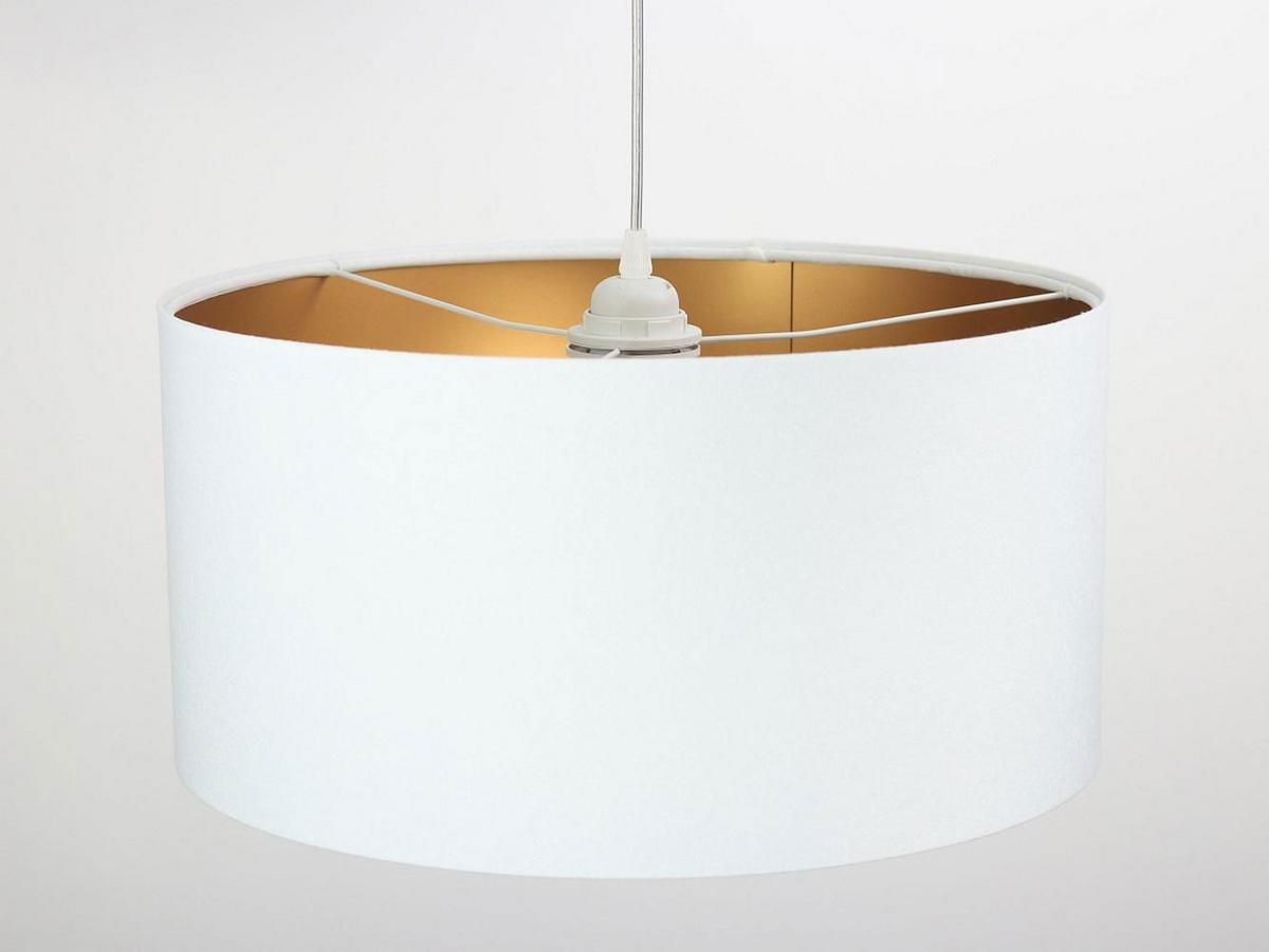 HÄNGELEUCHTE Gold 50/25 cm - Goldfarben/Weiß, Kunststoff (50/0.8/25cm) - ONZENO