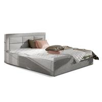 BOXBETT 160/200 Nael Grau - Grau, Holz (160/200cm) - Petits-meubles