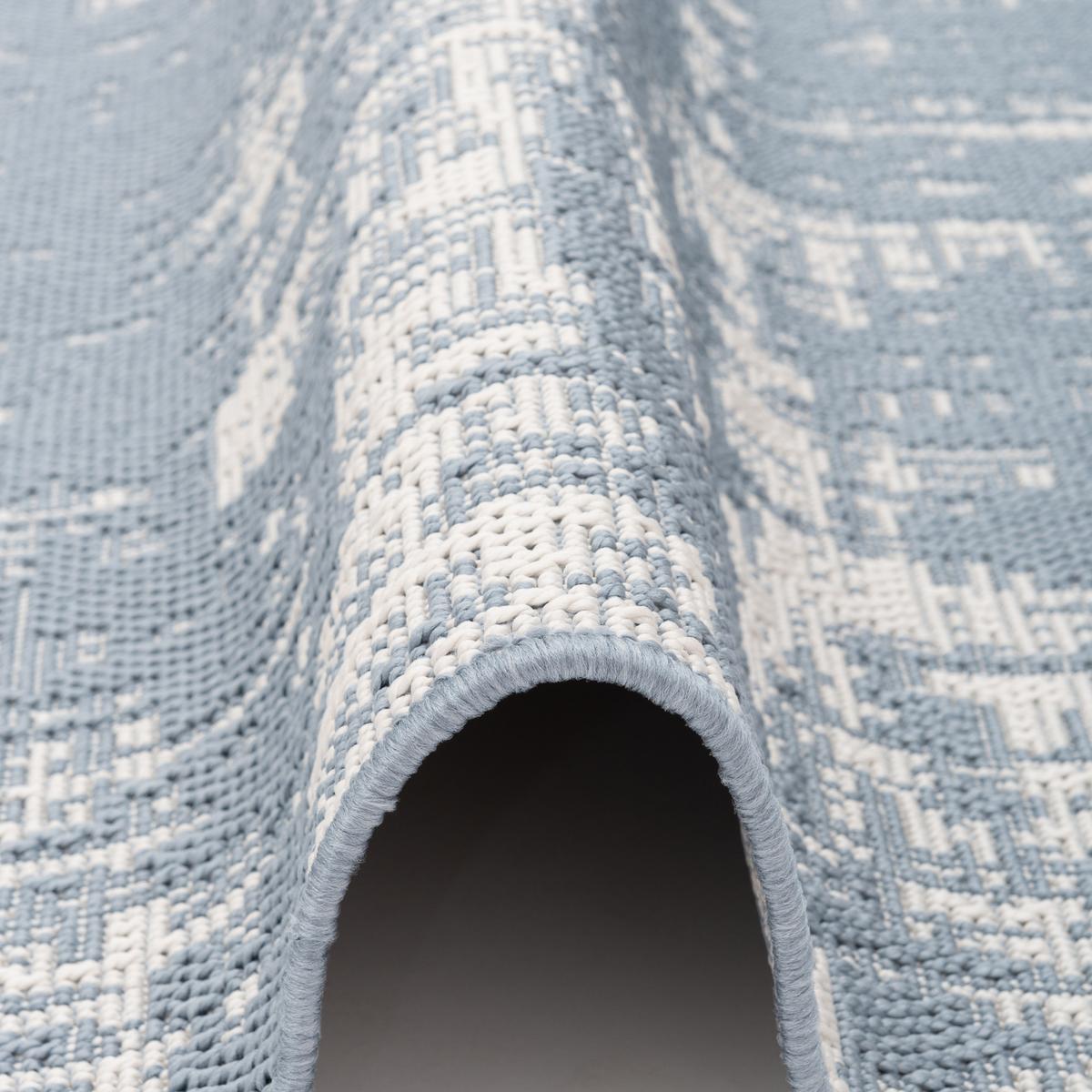 IN & OUTDOOR TEPPICH MARBELLA VINTAGE VERLAUF - Blau, Textil (80/150cm) - Pergamon