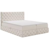 BOXBETT Canolo 160x200 Cremige - Creme, Holz/Textil (160/200cm) - Graingold