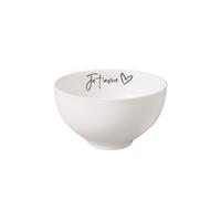 BOL JE T'AIME Statement weiß ø 13,8 cm - Weiß, Keramik (13.8cm) - Villeroy & Boch