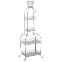 METALLREGAL mit 4 Böden 73x48x188 cm Grau - Grau, Metall (73.03/188.6/48.9cm) - Wanderlust