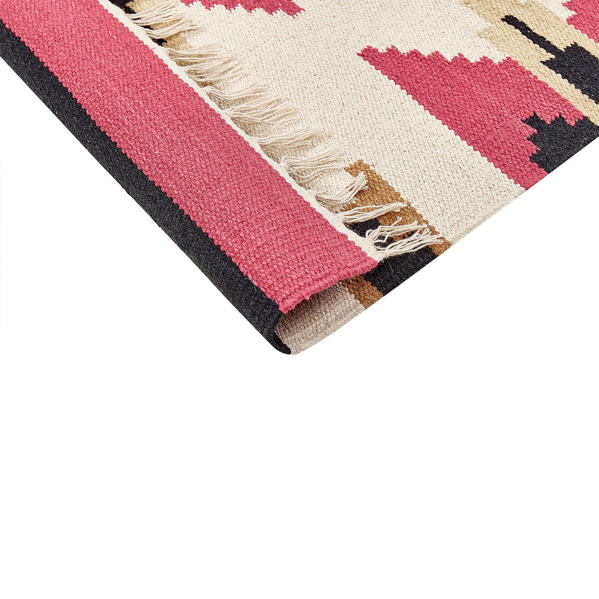 KELIM-TEPPICH Garni 230/160 cm - Multicolor, Textil (160/230cm) - Beliani