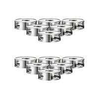 STÖVCHEN Basic silber 16 cm 12er Set - Silberfarben, Metall (16/6cm) - Ritzenhoff Breker