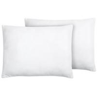 KOPFKISSEN 2er-Set Weiß 50/60 cm Errigal - Weiß, Textil (60/50cm) - Beliani