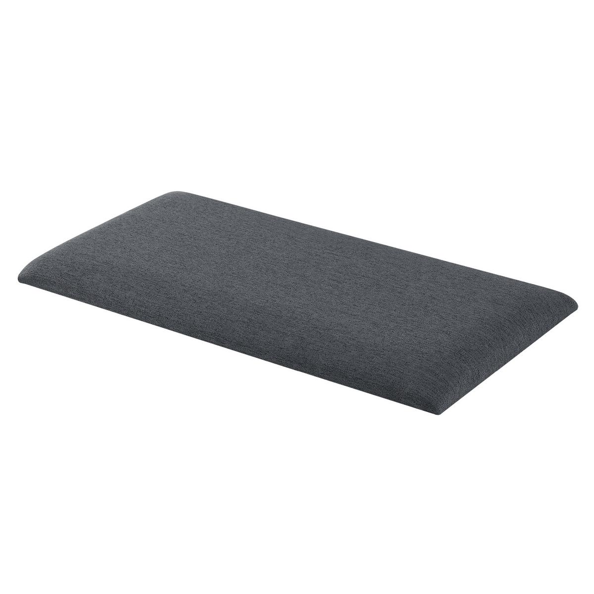 KOPFPOLSTER-SET 3 TLG. Carpino - Dunkelgrau, Textil (30/60/3cm) - [neu.haus]