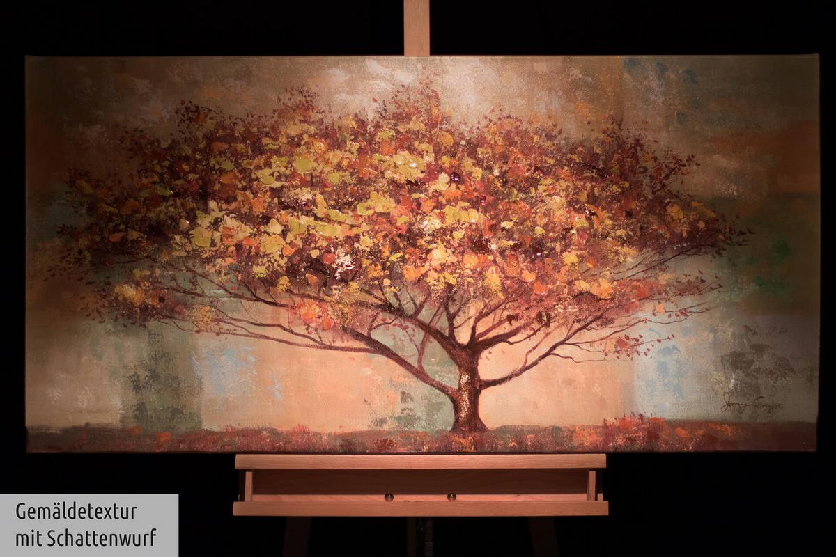 ÖLGEMÄLDE 120/60 cm - Braun, Holz/Textil (120/60cm) - KUNSTLOFT