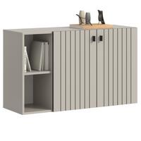 FLURKOMMODE Kaschmir 106 x 63 cm, Schuhschrank hängend - Kaschmir/Schwarz, Holzwerkstoff/Metall (106/96/37cm) - Inn.Furn