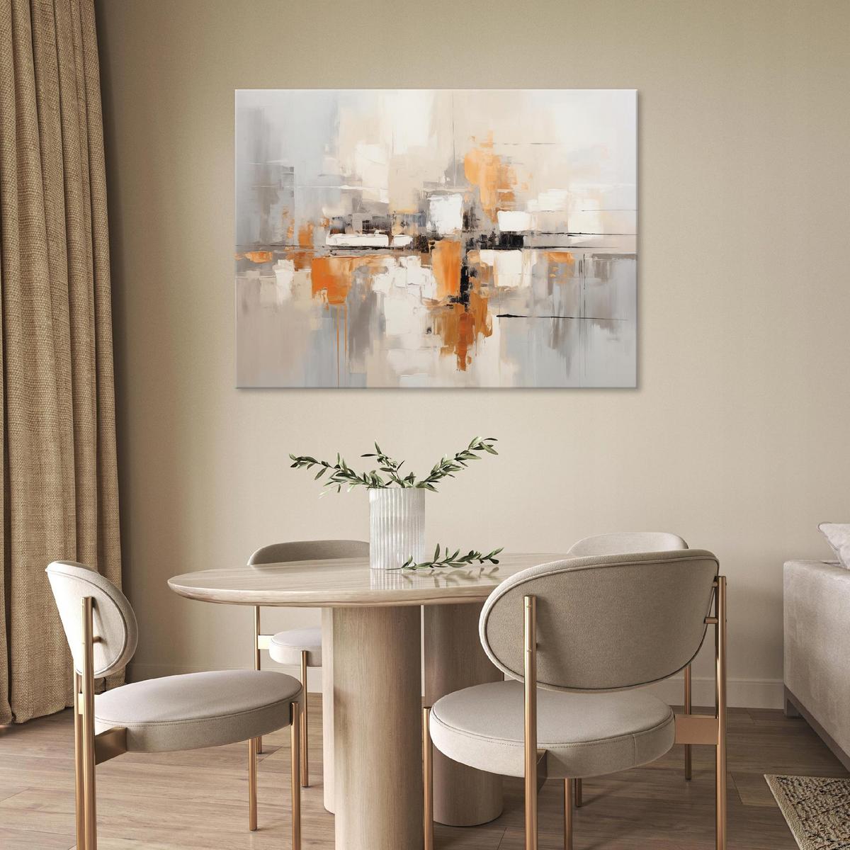 LEINWANDBILD Abstrakt Modern 100x70 - Multicolor, Holzwerkstoff (100/70cm) - Wallarena