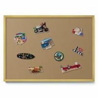 MAGNETTAFEL 70x50 cm Goldener Rahmen Dunkelgelb - Bernsteinfarben, Metall (70/50/0.4cm) - TULUP