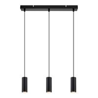 PENDELLEUCHTE Stärke 3-flammig 44/6/170 cm - Schwarz, Metall (44/6/170cm) - Nettlife