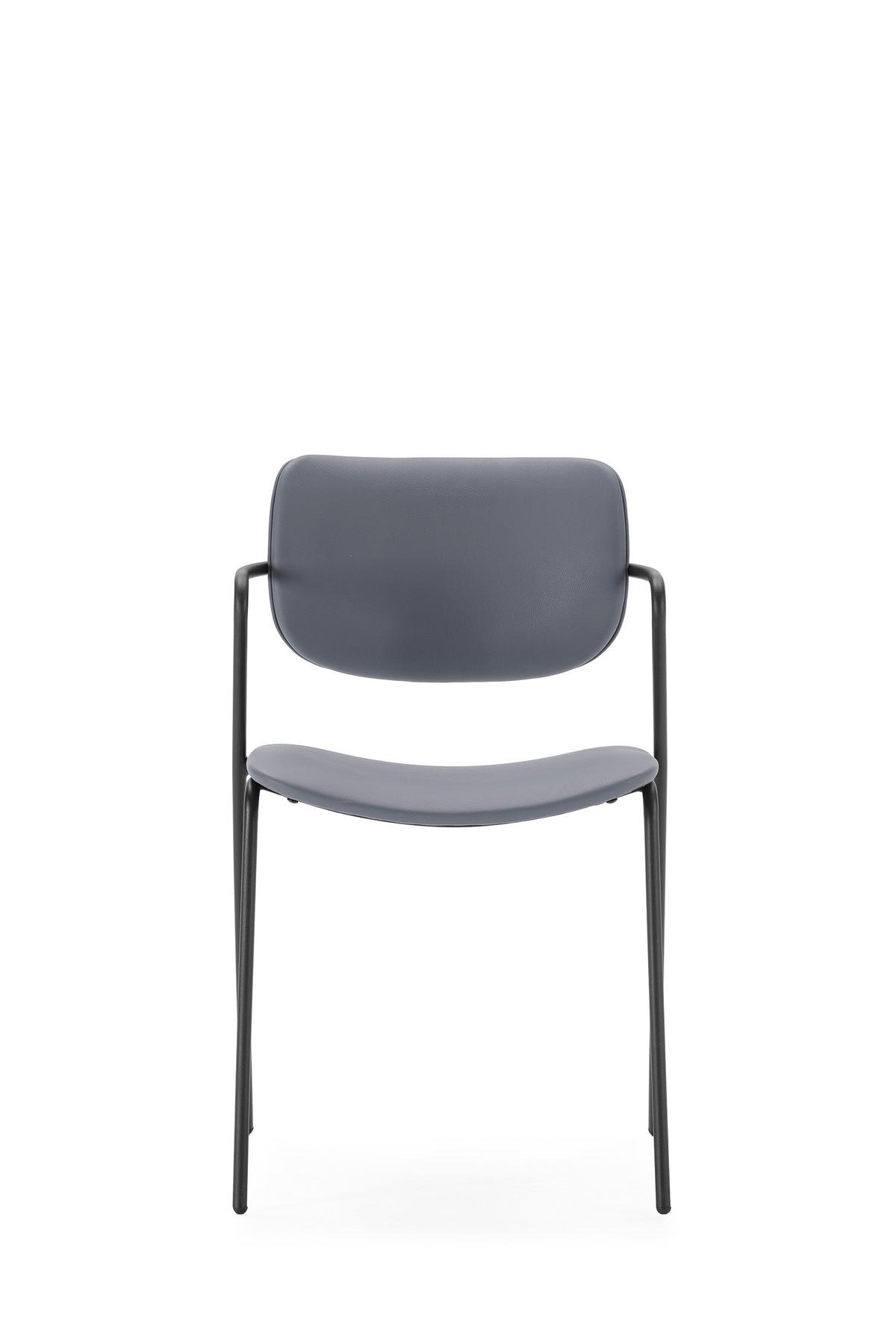 ESSZIMMERSTUHL Maika Grau 49/55/48 cm 2er-Set - Grau, Textil (55/48/49cm) - Calicosy