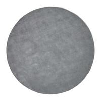 KURZFLOR-TEPPICH rund getuftet 150 cm - Grau, Textil (150/150cm) - Homescapes