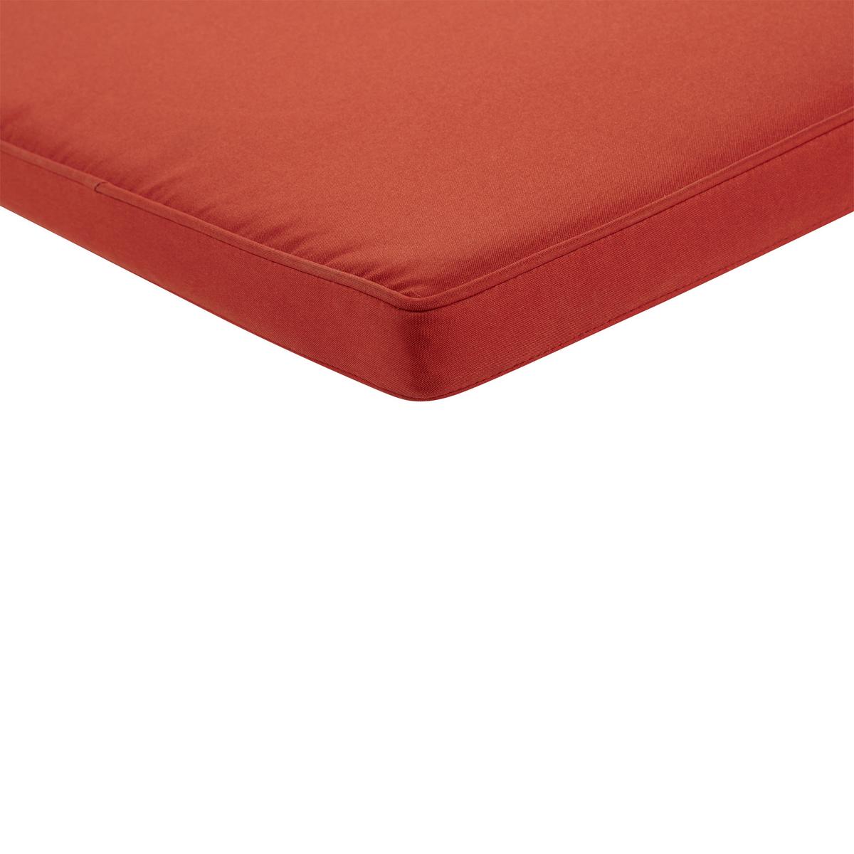 SITZBANKPOLSTER KISSEN Rot Sovana - Rot, Textil (148/5/45cm) - Beliani