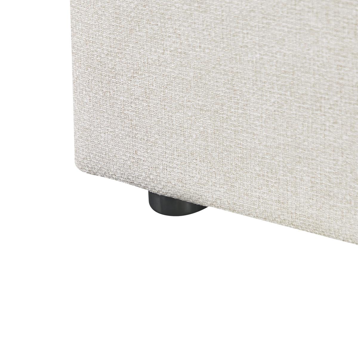 POLSTERBETT 140/200 cm Beige Dinan - Beige, Textil (140/200cm) - Beliani