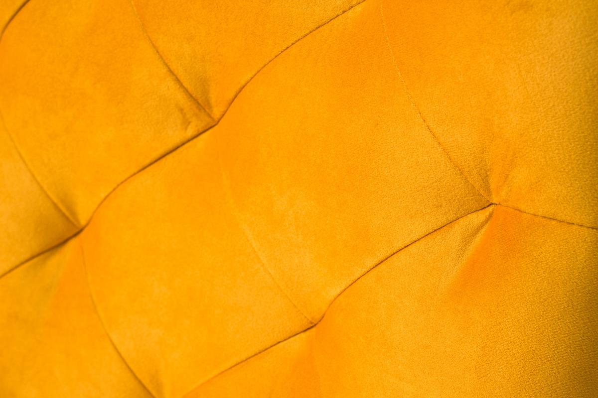 ESSZIMMERSTUHL NEW CHARME Gelb Velvet (1er-Set) - Currygelb/Gelb, Textil (59/87/66cm) - KAWOLA