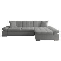 ECKSOFA Malwi, Seite: Rechts - Alufarben, Holz/Textil (278/161cm) - MIRJAN24