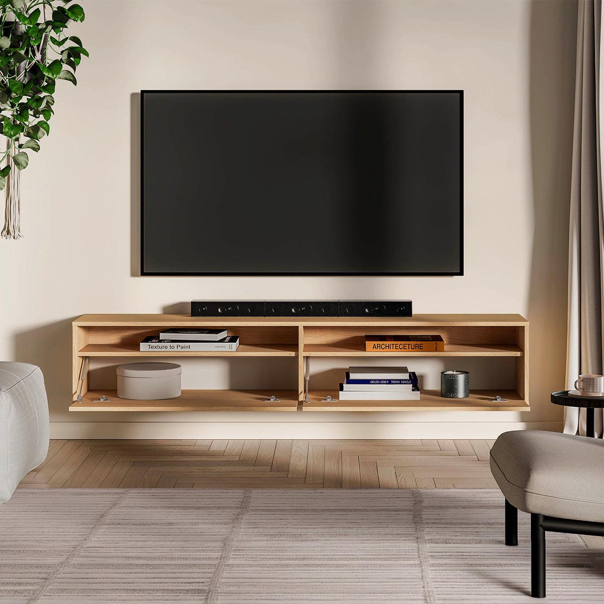 TV-MÖBEL Nila Holz - Braun, Holzwerkstoff (180/33/33cm) - Petits-meubles