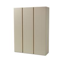 DREHTÜRENSCHRANK Lico mit 3 Türen, Eukalyptus - Eukalyptusholzfarben, Holzwerkstoff (145/195/50cm) - Beautysofa
