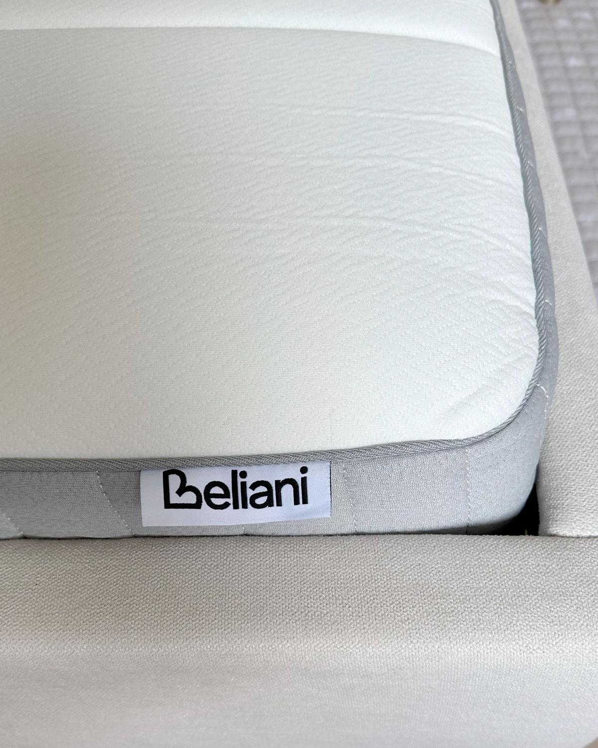 MEMORY-SCHAUMMATRATZE H3/4 Fest 180/200 cm Whisper - Weiß, Textil (180/200cm) - Beliani